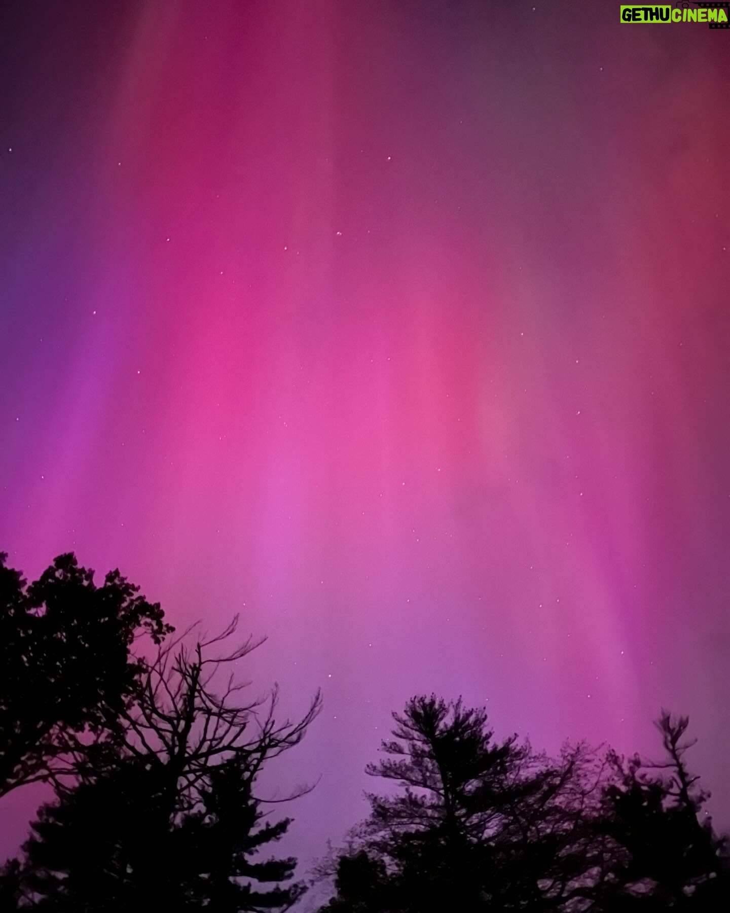 Valorie Curry - 7.4K Likes - Last year I went all the way to Iceland (again) to see the Aurora.
Last night I saw them from my own backyard.
