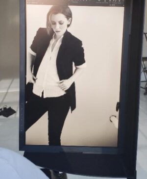 Valorie Curry Instagram - Best birthday present ever - getting to shoot with my favorite photographer @nathanjohnsonny. Perfect makeup, as always, by @natashasmee. 
#ThisIs34