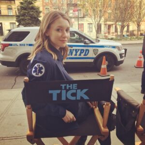 Valorie Curry Instagram - Back in action. 
#thetick #Dot #season2 @theticktv