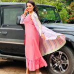 Vandana Lalwani Instagram - 💖 Outfit @omaanajaipure Enchanted Garden Co ord Set 💃 #instapic #ootd #cordset #dress #cottonsilk #vandanalalwani #photography #jaipur #actress