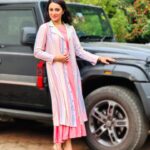 Vandana Lalwani Instagram - 💖 Outfit @omaanajaipure Enchanted Garden Co ord Set 💃 #instapic #ootd #cordset #dress #cottonsilk #vandanalalwani #photography #jaipur #actress