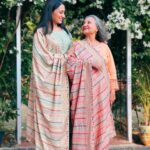 Vandana Lalwani Instagram - Happy Birthday to my beautiful Mommy ❤️❤️❤️ May you be blessed with a happy & healthy life forever ✨ . . . Twinning in Dupattas from @dupattabazaar #motherdaughter #happybirthday #mommyandme #twinning #bestbond #truelove #vandanalalwani