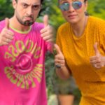 Vandana Lalwani Instagram - Razia…, Main aagya!!!!! • • @mrfilmistaani @inaamulhaq_official #salmanshaikh #vandanalalwani #razia #comedyreels #indianreel #indianactor #director #shooting #funnyvideos