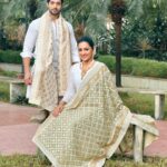 Vandana Lalwani Instagram - Happy Rakshabandhan 🌸 #friendslikefamily #rakshabandhan #brothersister #salmanshaikh #vandanalalwani #bondsbeyondreligion #twinning #dupatta