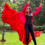 Vandana Lalwani Instagram - Spread your wings🪽 . . . Shrug @wabisabistyl ❤️ #photography #ootd #shrug #angel #pinkandred #style #fashion #trendyoutfits #vandanalalwani