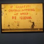 Vanesa González Instagram - una perla en la ciudad @banksyexpoar quedan 10 semanas para ver esta muestra de Banksy en la Rural gracias @dgexperiencecom @grinbankdaniel x acercarnos esta maravilla♥️