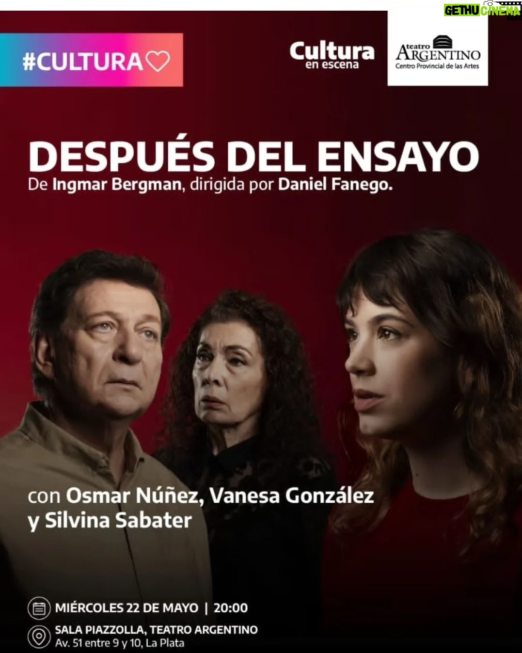 Vanesa González Instagram - mañana a las 20hs estaremos en LA PLATA!!!! teatro @teatroargentinopba con esta obra que muta y crece con el tiempo y los viajes; y con estos compañerxs de lxs que reafirmo y re-aprendo q actuar es el ejercicio más vital para caminar sin parar hacia algún fondo y no olvidar el significado de intentar todo para estar comunicado con un otrx. en Julio reestreno en el @espacio_callejon🌹