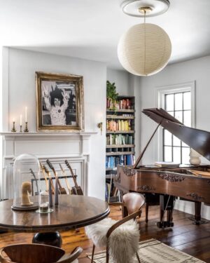 Vanessa Carlton Instagram - I can’t bear the news anymore. It feels weird to post about a home but so many folks helped our family create a sanctuary and we are so grateful. We found this Federal Colonial home c. 1803 on Zillow during the winter and decided to go for it. We closed April of last year and hit the ground running. Thank you to @tinaibanez for linking us with @hamiltongraystudio. And thanks to @eshibuilders for getting our baby in her room a couple days before she started first grade! An amazing feat! I continue to be a hardcore @archdigest and @amyastley fan and so appreciate their philanthropic and community work. Thanks to @katromeyn for writing our story. None of this would have seen the light of press without my most trusted dream weaver @ashleylanaux. And how brilliant are these photos by @erinlittlephoto. Turkey video by me. Make no mistake, this house is theirs. I’ll post the link to THE story in MY Story. 🖤🦃🖤