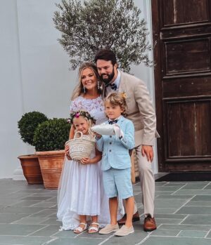 Vanessa Evigan Instagram - Our sweet Maggie got married this weekend & it was just the most beautiful day and such a fun night. Her wedding took us to Charleston South Carolina and we got to have fun and ride around the town on pedal bikes with the kids. They loved it and we did too. Congratulations @maggs_music & Jay. We are so excited for y’all and this next chapter!