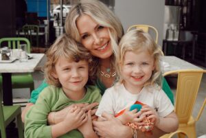 Vanessa Evigan Instagram - Photo dump from yesterday St. Patricks day lunch & early birthday celebration with my kiddos. Maverick & Birdie went shopping & picked me out the sweetest gifts. My son got me my necklace with the turquoise heart. He said “let me see it on you” (sounded just like his daddy) he was so happy when I put it on. He just kept smiling. Melted my heart. He picked it out all by himself along with the gold cuff bracelet. They got me flowers too & Birdie rose smelled them & said “mommy they smell beautiful “. They make everything brighter & all holidays more fun. They were so tickled at the idea that they could pinch someone who didn’t have green on 😭 🍀 🍀

📸 @maggs_music