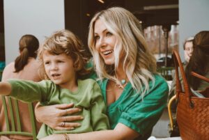 Vanessa Evigan Instagram - Photo dump from yesterday St. Patricks day lunch & early birthday celebration with my kiddos. Maverick & Birdie went shopping & picked me out the sweetest gifts. My son got me my necklace with the turquoise heart. He said “let me see it on you” (sounded just like his daddy) he was so happy when I put it on. He just kept smiling. Melted my heart. He picked it out all by himself along with the gold cuff bracelet. They got me flowers too & Birdie rose smelled them & said “mommy they smell beautiful “. They make everything brighter & all holidays more fun. They were so tickled at the idea that they could pinch someone who didn’t have green on 😭 🍀 🍀

📸 @maggs_music