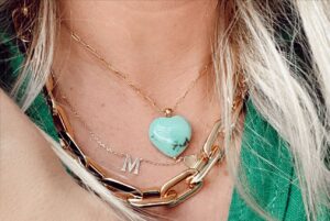Vanessa Evigan Instagram - Photo dump from yesterday St. Patricks day lunch & early birthday celebration with my kiddos. Maverick & Birdie went shopping & picked me out the sweetest gifts. My son got me my necklace with the turquoise heart. He said “let me see it on you” (sounded just like his daddy) he was so happy when I put it on. He just kept smiling. Melted my heart. He picked it out all by himself along with the gold cuff bracelet. They got me flowers too & Birdie rose smelled them & said “mommy they smell beautiful “. They make everything brighter & all holidays more fun. They were so tickled at the idea that they could pinch someone who didn’t have green on 😭 🍀 🍀

📸 @maggs_music