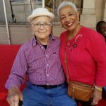 Vanessa Bell Calloway Instagram - My mom Beverly had the pleasure of meeting @thenormanlear a couple of years ago @marlagibbs4real Hollywood Star ceremony and she was over the moon!! He was a very nice man and his contributions to our industry were not only groundbreaking, inclusive but very important!! RIP you done well!!!👏🏾👏🏾👏🏾