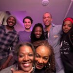 Vanessa Bell Calloway Instagram - More great times @purliebway What a blessing!!!! I’m so grateful and very #happy Thanks to all that’s coming to support us! @leslieodomjr @karaakter @bkjamchild @billyeugenejones @noahpyzik @starjonesesq @im.angelabassett @jeniferlewisforreal @katehudson @therealmariskahargitay @aliciakeys @divatamer @johndavidwashington @sherrieshepherd @jawnmurray