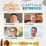 Vanessa Daroch Instagram - ¡FUERA DE ESTE MUNDO!😱 Descubre la magia cuando Sammis Reyes, Paula Pavic, Vanessa Daroch y Matías Vega se reúnen en un nuevo capítulo de #LaDivinaComida este sábado a las 22:30 hrs. por @chilevision✨📺