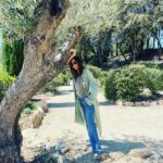 Vanessa Demouy Instagram - prendre le temps … se ressourcer au milieu de la nature … quel bonheur … belle fin de journée à vous #naturelovers #promenade #slowlife #loveisintheair #danstonregard @chateaudeberne