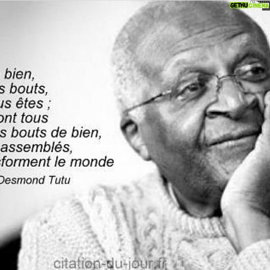 Vanessa Demouy Instagram - ✨✨paix à son âme ✨✨ #desmondtutu