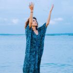 Vanessa Rubio Instagram - Blue Magick 🩵💙🩵 ocean and sky soothing us into Blue all the time