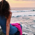 Vanessa Rubio Instagram – Landscape 🌊🤍 nature communing  @crushcashmere