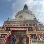 Vanessa Rubio Instagram - First few days in Nepal 🤍 this journey is so full already 🩵🙏🏽✨prayer wheel emanations, river flows of compassion, sacred site visits. Here, some photos from the Kopan Monastery