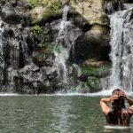 Vanessa Rubio Instagram - Taman Sari Waterfall near Ubud had a special energy for me. It was one of my favorites 🩵