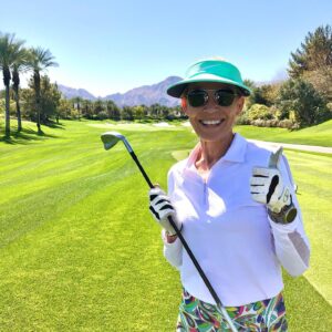 Vanna White Instagram - I finally broke 100!!! 96 to be exact! #golf