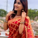 Vasanthi Krishnan Instagram - ❤️❤️❤️❤️❤️❤️ . . . . #vasanthikrishnan #instragram #vk #redsareee❤️❤️ #sareelove❤️ #cuteone #pk #vasanthikrishnan #bbjodi #sareelove #awesome_photographers #lovedones❤️