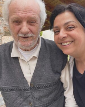 Vasiliki Andritsou Instagram - Νταντυ μου μπαντουλη μου μπαμπά μου πατέρα μου♥️ η αγάπη απεριόριστη😘💜♥️