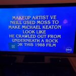 Ve Neill Instagram - Hey dudes look whose name got on Jeopardy last night! How fun! 🤍 @jeopardy #jeopardy #veneill #makeup #beetlejuice #michaelkeaton #timburton