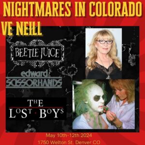 Ve Neill Instagram - NEXT MONTH DENVER!!
Ve Neill at 
Nightmares in Colorado!!
@nightmaresincolorado 
🪲🧃👻👵🏻
@therealve #VeNeill 
#NightmaresInColorado