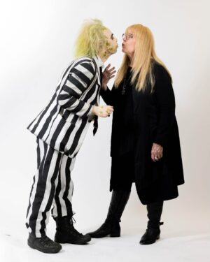Ve Neill Instagram - Had so much fun at the @the_prosthetics_event this last week! Recreating Beetlejuice is always so much fun. 🪲🖤🤍
