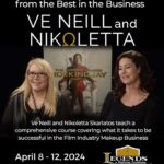 Ve Neill Instagram - In about a week we’ll be having our Business Makeup Class, Ve and Nikkoletta Skarlatos will go over everything you need to know about the makeup business and industry, going over topics like how to navigate on set, networking, Union VS Non-Union, and we practice real life exercises! April 8-12 ✨Sign up at ✨ 👇🏼👇🏼👇🏼👇🏼 legends makeup.com #makeuptutorial #makeupartist #makeupindustry #veneill #legendsmakeupacademy