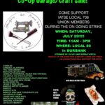 Ve Neill Instagram - Hey dudes! So me and some others will be taking part in this hair stylists and makeup artists co-op garage/ craft sale!! It’s Saturday July 29th, starting at 11 AM- 3 PM! Check out this flyer for more details! There will be LOTS and LOTS of goodies and things to purchase AND you’ll be supporting IATSE Local 706 Union members during the strike! Hope to see you there! 🫶🏻🌟