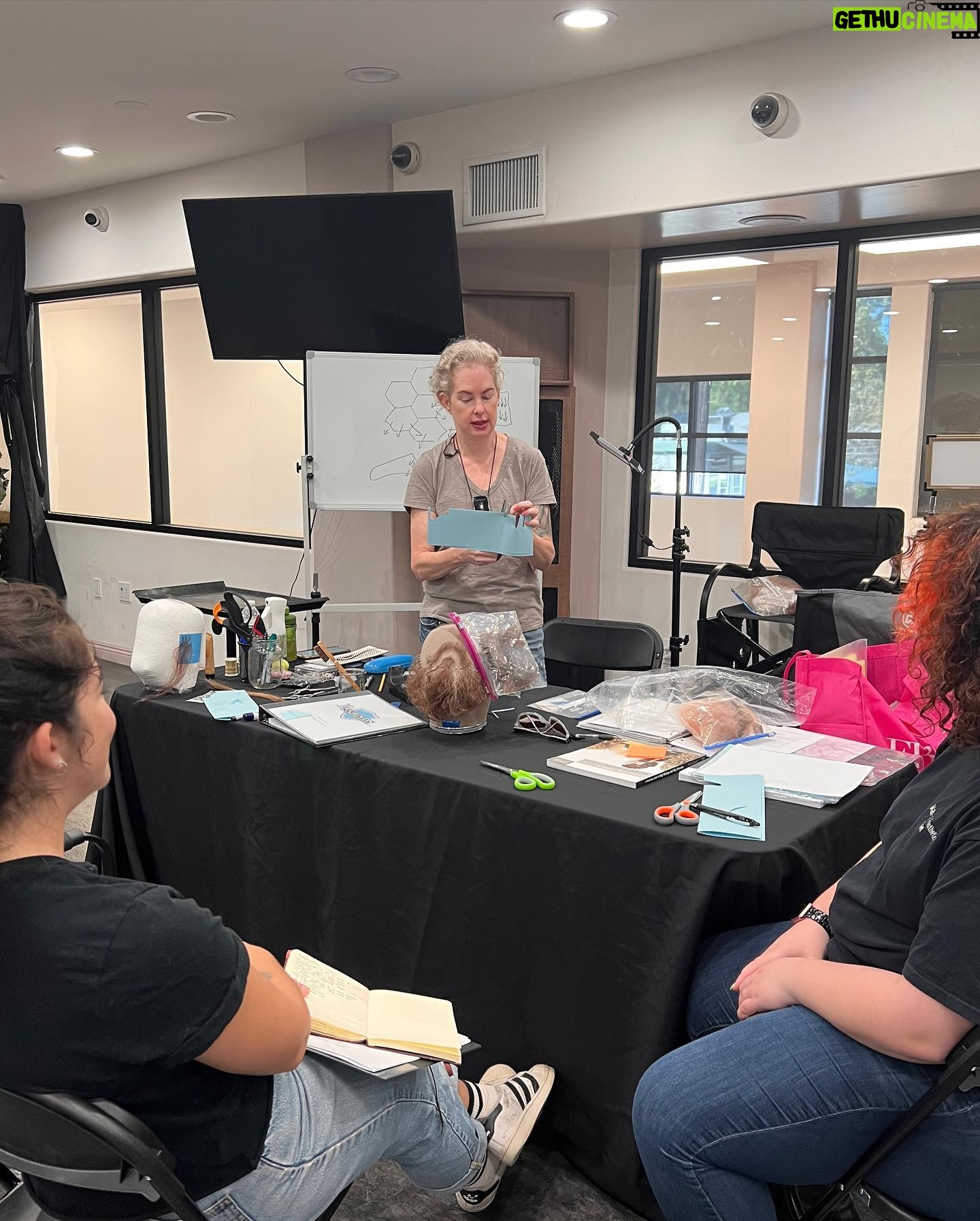 Ve Neill Instagram - The students working hard in our foundational ventilation class being taught by Dawn Victoria Dudley Which will be offered again in October! Sign up now at ππΌππΌππΌππΌ legendsmakeup.com @welldressedwigs @mua.ingrid @jamesybabe @kaitlin_lyerly @therealve @legendsmakeupacademy @frendsbeauty @vesfavoritebrushes β’ β’ #veneill #legendsmakeup #prosthetics #specialmakeupfx #sfxmakeup #sfxmakeupclasses #makeup #horrormakeup #character #filmeducation #film #specialmakeupeffects #film #mua #fxmakeup #sfx #fxschool #television #frendsbeauty #ventilation #wigmaking