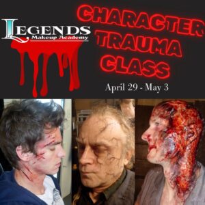 Ve Neill Instagram - One of our most popular and fundamental classes is coming back! Character Trauma Class will be going over all sorts of trauma that can happen and how to accomplish those looks with makeup! 
•
✨Sign up before it’s too late, classes fill up fast and we have limited space! ✨ 
👇🏼👇🏼👇🏼👇🏼 
legendsmakeup.com 
@legendsmakeupacademy 
@therealve 
#fxmakeup #sfxmakeup #makeuptutorial #veneill #makeup