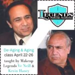 Ve Neill Instagram - ✨Hey guys and gals! Legends Makeup Academy is having some more classes real soon and we’re so excited to meet all of you, we’re having a character aging and de-aging class April 22nd-26th taught by the wonderful VeNeill and expert Kevin Haney @haney7560 • Sign up at Legendsmakeup.com but hurry because we have limited space for each class! See you there! #makeupartist #makeup #makeuptutorial #veneill #legendsmakeup