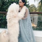 Vedika Pinto Instagram - A Cinderella moment feat. my benjiboo needy for luurrve 💎 Styled by @aakrutisejpal in @frontierraas and @mayasanghavijewels