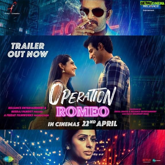 Vedika Pinto Instagram - Wearing my heart on my sleeve as I share my first trailer with the world. Here’s our labour of love and honesty and I really hope you guys like it. #operationromeo in theatres on April 22nd. @neerajpofficial @shitalbhatia_official @shashantshah @sarkarshibasish @devendradeshpande31 #mmkeeravaani @manojmuntashir @sharadkelkar @bhumika_chawla_t @sidhant @kishorsawmitrasawmitra @reliance.entertainment @fridayfilmworks @saregama_official @operation.romeo @fal1804 @babbachi @h_by_the_sea @tsunilbabu @vidyadharbhatte @pravs_k @deepakgawade6