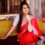 Veena Ponnappa Instagram – Nothing feels as Perfect as a Saree – It’s Rudrani’s Time now! Stay Tuned guys @veena_ponnappa_vnaa ✨😍🥰

#veena #veenaponnappa #ravoyichandama #kannadaactress  #smile #enjoying #happyme #telugu #teluguserials #etvtelugu #beingme #teluguserial #sandalwood #actor #homely #smilehappily #sareelover #kannadaserials #smiling #actorlife #rudrani #traditional #redsaree #cute #redlove