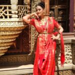 Veena Ponnappa Instagram - Back to Being Mangaladevi @veena_ponnappa_vnaa ♥️ @starsuvarna @nandimovies_official @veena_ponnappa_vnaa #veena #veenaponnappa #renukayellamma #kannadaactress #shootmode #happyme #kannada #makeover #starsuvarna #beingme #kannadaserial #sandalwood #actor #traditional #nammakannada #kannadaserials #goodmorning #actorlife #queen #redsaree #helloworld #udhoudhosrirenukayellamma #suvarnaserials #girlwarrior