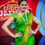 Veena Ponnappa Instagram – “The Elegance in Saree Never goes Out of Style” @veena_ponnappa_vnaa 🥳🥰💕

@starsuvarna 
#dussehra 

#veena #veenaponnappa #renukayellamma #kannadaactress  #shootmode #sareelove #kannada #specialpromo #starsuvarna #beingme #kannadaserial #sandalwood #actor #traditional #nammakannada #kannadaserials #jewels #actorlife #sareelove #nammadussehra #helloworld #dussehraspecial #suvarnaserials #greensaree