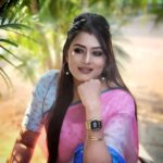 Veena Ponnappa Instagram - Immersed in the Finesse of Tradition with Smile @veena_ponnappa_vnaa ✨🥰😇 #veena #veenaponnappa #ravoyichandama #kannadaactress #smile #enjoying #happyme #telugu #teluguserials #etvtelugu #beingme #teluguserial #sandalwood #actor #homely #smilehappily #sareelover #kannadaserials #smiling #actorlife #rudrani #traditional #pinksaree💗 #cute #bubbly #sareelove