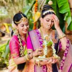 Veena Ponnappa Instagram - Festival times ❤️🧡🩷🩵💙💚 #ugadi #gudipadwa #pongal #yugadi #instagood #instagram #actressnagashree #udhoudhoshreerenukayallamma #starsuvarna