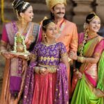 Veena Ponnappa Instagram - Festival times ❤️🧡🩷🩵💙💚 #ugadi #gudipadwa #pongal #yugadi #instagood #instagram #actressnagashree #udhoudhoshreerenukayallamma #starsuvarna