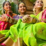 Veena Ponnappa Instagram - Festival times ❤️🧡🩷🩵💙💚 #ugadi #gudipadwa #pongal #yugadi #instagood #instagram #actressnagashree #udhoudhoshreerenukayallamma #starsuvarna