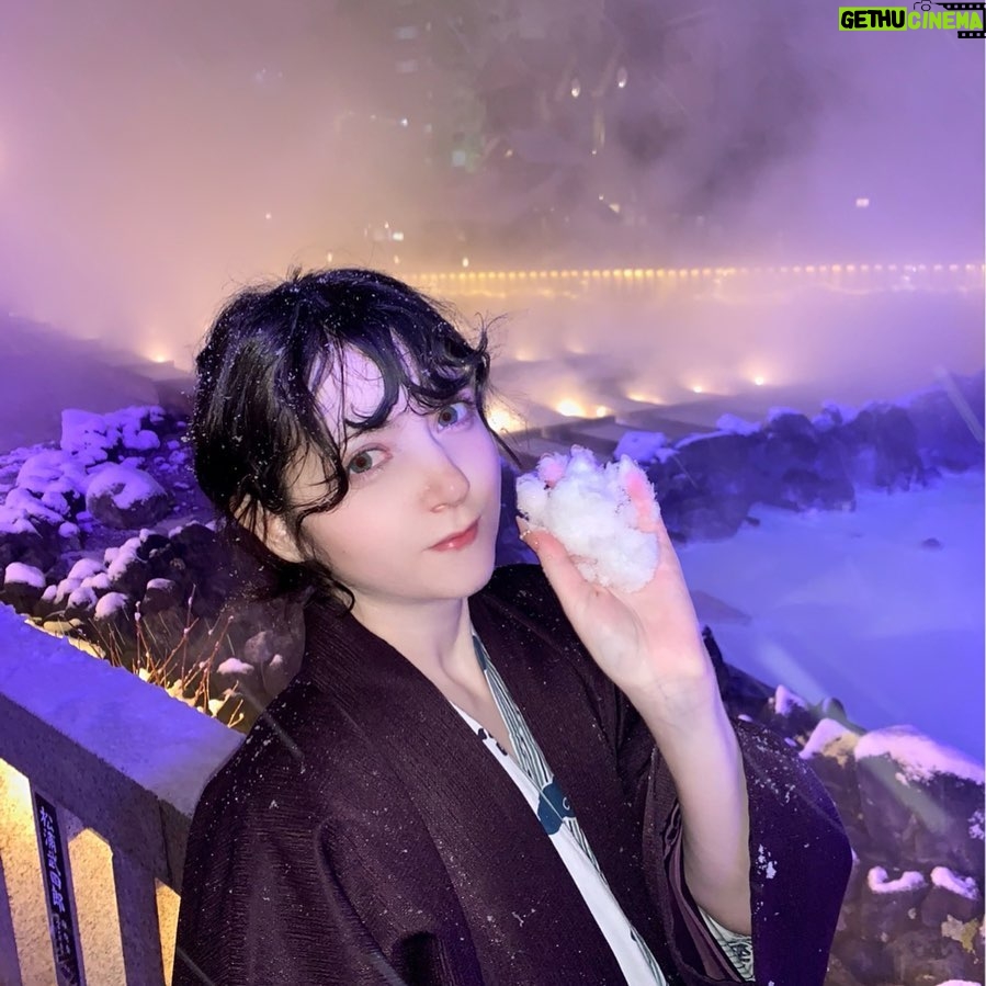 Venus Palermo Instagram - I went to Kusatsu the onsen town the 2nd year in a row! Cold, but very beautiful!
