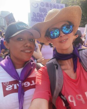 Verónica Jaspeado Instagram - 8 de marzo 2024 
Fortaleciendo la lucha por la igualdad de género 💜🇲🇽
#8marzo #mujeres #marchademujeres #mexico