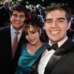 Verónica Macías Instagram - De fiesta con mis hijos @theandi1am