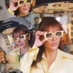 Verónica Macías Instagram - Si necesitas usar lentes para ver de cerca//lejos🤓 o sólo unos para el sol😎 te recomiendo ir a Consultorio Visual Óptico en la calle de Baja California 222 Col. Roma Sur. Menciona esta publicación y recibe un súper descuento!!! #lentes #vista #gafas #amarillo @consultoriovisual