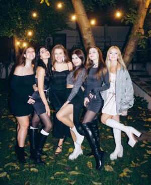 Veronika Lukianenko Instagram - Birthday party vibe😈💫 and my dear birthday girl @aleksakzm ❤️‍🔥